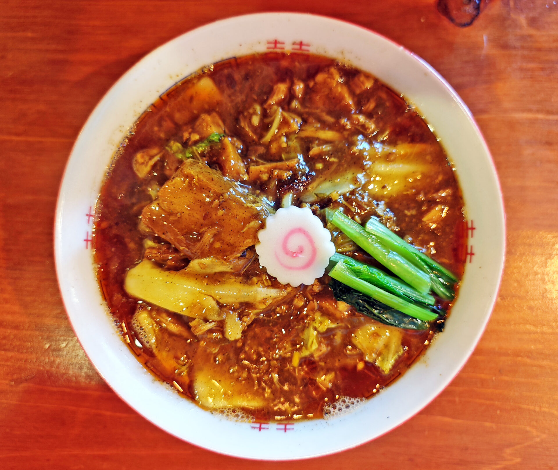 カレーラーメン！！！ 店主の味覚水準の高さに驚嘆したのち、残りのカレーライスを平らげた。